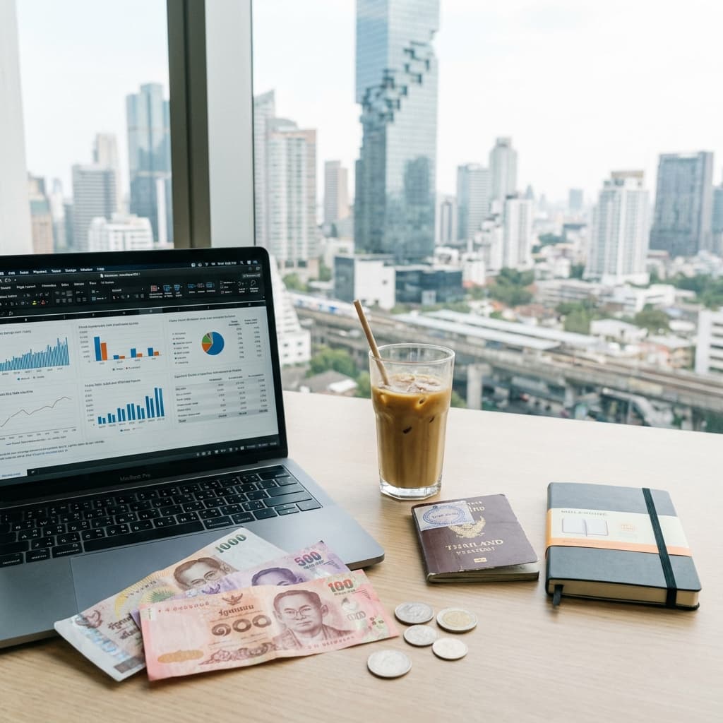【2026年版】タイ移住の生活費はいくら？バンコクノマドの1ヶ月の費用公開