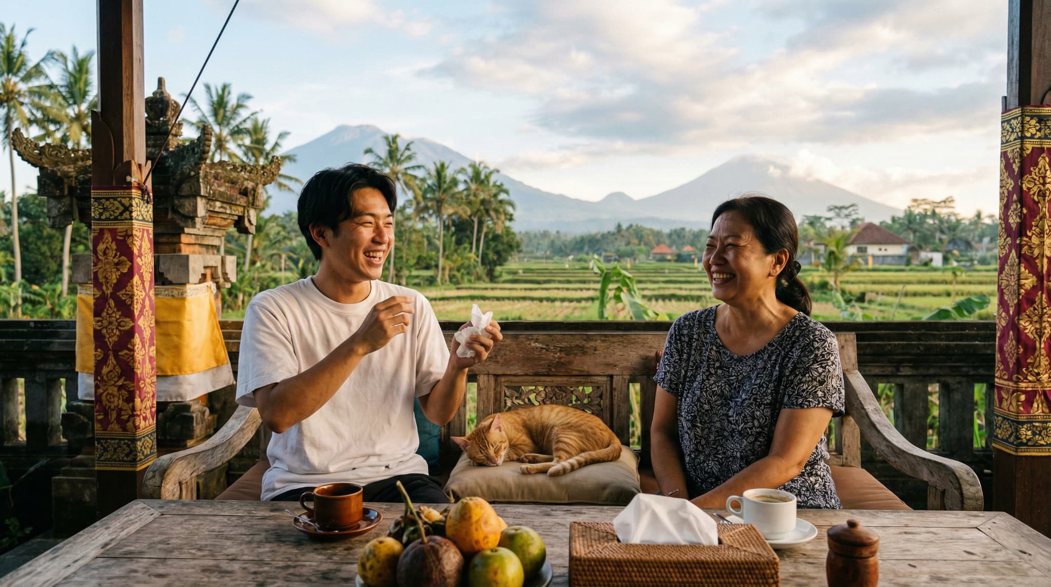 【バリ島移住】母と猫と3人暮らし。27歳が「くじ引き」で決めた海外生活
