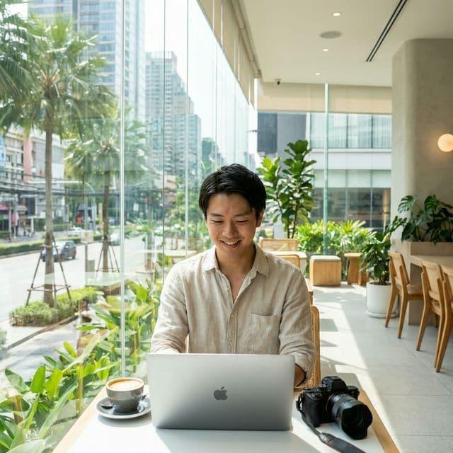 【タイ移住】23歳・動画編集で海外ノマドに。スキルなしから独立できた「始め方」とは？